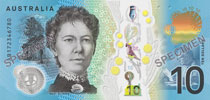 Australian new 10 dollar reverse