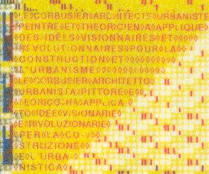 10 Swiss franc note Microtext