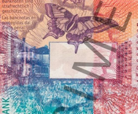 20 nouveaux Francs Suisses Iris