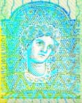 new 100 Euro note Portrait window front 3