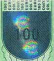 new 100 Euro note satellite hologram 1