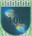 new 100 Euro note satellite hologram 2