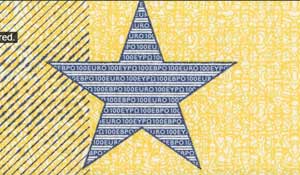 new 100 Euro note Microprint 2