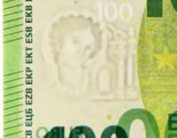 new 100 Euro note Watermark front 1
