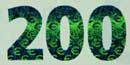 200 ново евро Смарагдовозелено число1