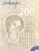 200 евро банкнота Воден знак