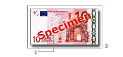 Spécimen3 billet de 10 euros