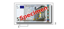 Spécimen3 billet de 5 euros