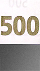 color shifting ink 500 euro
