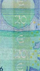 glossy stripe 20 euro note counterfeit