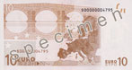 10 euros verso