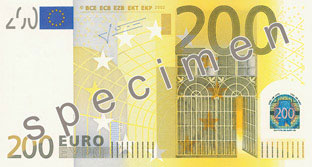 200 euros recto