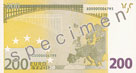200 euros verso