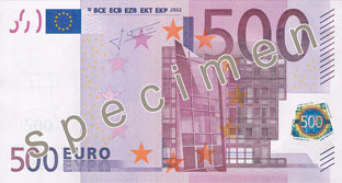500 euro front