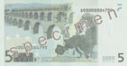 5 euros verso
