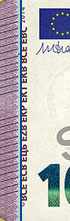 new 10 Euro note Raised print