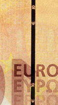 new 10 Euro note Security thread