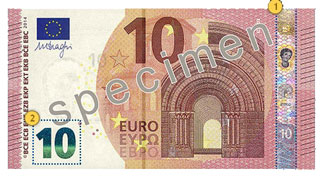 new 10 Euro note specimen 3