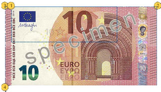 new 10 Euro note specimen 4