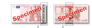 Spécimen de billet de 10 euros