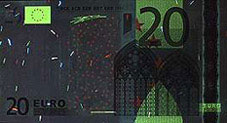 uvlight front 20 euro