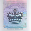 50 Pound note Silver foil