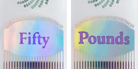twenty pound Hologram image