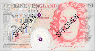 50 old pound specimen reverse