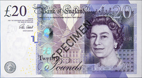 20 pound sterling note