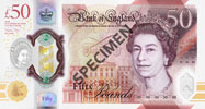 50 Pound sterling polymer note obverse