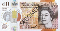10 Pound sterling polymer note obverse
