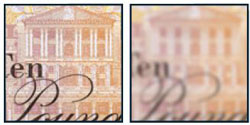 10 Pound sterling polymer banknote print quality