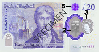new 20 pound polymer specimen reverse