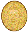 Filigrane de billet de 5000 yens japonais