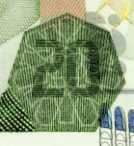 20 turkish lira note Latent Number2
