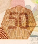 50 turkish lira note Latent Number2