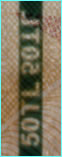 50 turkish lira note Security Thread2