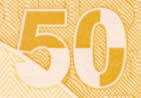 50 turkish lira note See Through
