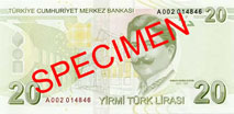20 turkish lira note reverse